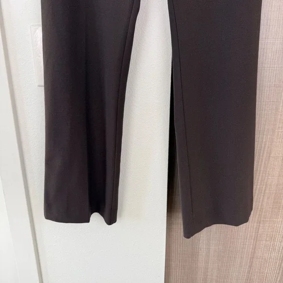 NWT Frame Espresso Brown Le Crop Mini Boot Trouser Pants Size 6 - Picture 8 of 14